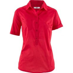 Tunika, krótki rękaw bonprix czerwony. Czerwone tuniki damskie bonprix, z krótkim rękawem. Za 32,99 zł.
