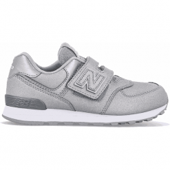 New Balance YV574KS. Szare buciki niemowlęce marki New Balance, z materiału. W wyprzedaży za 149,99 zł.