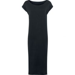 Urban Classics Ladies Long Slub Dress Sukienka czarny. Czarne sukienki damskie marki Urban Classics, na ślub cywilny, l, bez wzorów, bez kołnierzyka, bez rękawów. Za 79,90 zł.