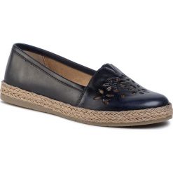 Espadryle LASOCKI - WI16-SPAROW-03 Navy. Niebieskie espadryle damskie Lasocki, na co dzień, bez wzorów, ze skóry, bez obcasa, na płaskiej podeszwie, bez zapięcia. Za 159,99 zł.