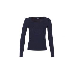 T-shirty z długim rękawem Armani jeans DRANUZ. Niebieskie t-shirty damskie marki Armani Jeans, z jeansu. Za 293,30 zł.