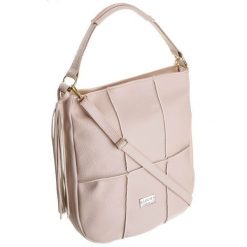 Torebka damska shopper bag A4 Badura D017RO róż - różowy. Różowe torby damskie na zakupy Badura, bez wzorów, ze skóry ekologicznej, klasyczne, bez dodatków. Za 249,99 zł.