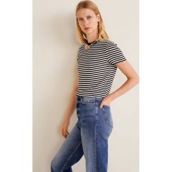 Mango - Top Mix2. Szare topy damskie marki Mango, l, z dzianiny, z okrągłym kołnierzem. Za 59,90 zł.