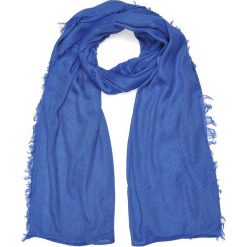 CHUSTA DAMSKA. Niebieskie chusty damskie Top Secret, bez wzorów, z tkaniny, klasyczne. W wyprzedaży za 29,99 zł.