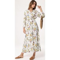 Biała Sukienka It Is Sunlit. Białe sukienki damskie Born2be, na co dzień, na lato, xl, bez wzorów, z dekoltem w serek, bez rękawów, maxi, proste. Za 79,99 zł.