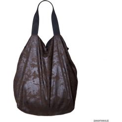 Dwustronna Torba TWIN Vinyl Brown Desert. Brązowe torebki klasyczne damskie marki Pakamera, bez wzorów, ze skóry, duże, bez dodatków. Za 219,00 zł.