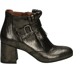 Botki - 8666 STAR CDF. Czarne botki damskie skórzane Venezia, retro. Za 319,00 zł.