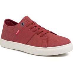 Tenisówki LEVI'S - Pillsbury 231552-1733-87 Regular Red. Czerwone półbuty męskie Levi's®, na co dzień, bez wzorów, z gumy, eleganckie, bez zapięcia. Za 169,00 zł.