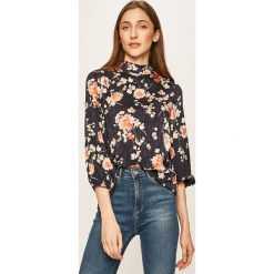 Vila - Bluzka. Niebieskie bluzki damskie Vila, s, bez wzorów, z elastanu, eleganckie, ze stójką, bez rękawów. W wyprzedaży za 89,90 zł.