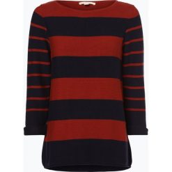 Esprit Casual - Sweter damski, brązowy. Pomarańczowe swetry damskie marki Esprit Casual, xs, w paski, z bawełny, casualowe, bez rękawów, bez kaptura. Za 129,95 zł.