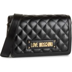 Torebka LOVE MOSCHINO - JC4002PP18LA0000 Nero. Czarne listonoszki damskie Love Moschino, na co dzień, bez wzorów, ze skóry ekologicznej, eleganckie, na ramię, bez dodatków. Za 869,00 zł.