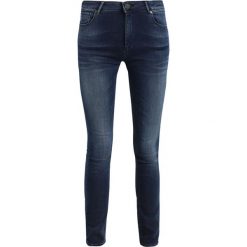 Mos Mosh JADE COSY Jeans Skinny Fit dark blue denim. Niebieskie jeansy damskie relaxed fit marki Mos Mosh, z bawełny. Za 429,00 zł.
