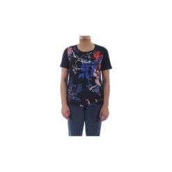 T-shirty z krótkim rękawem Elena Miro' G470L0 8160. Niebieskie t-shirty damskie Elena Miro', s, bez wzorów, bez kołnierzyka. Za 372,57 zł.