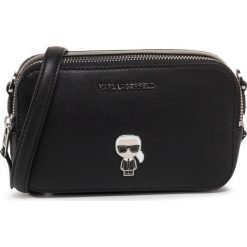 Torebka KARL LAGERFELD - 205W3089 Black. Czarne listonoszki damskie KARL LAGERFELD, bez wzorów, ze skóry, bez dodatków. Za 1089,00 zł.