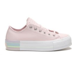 Converse Chuck Taylor All Star Lift Rainbow Tenisówki Różowy. Różowe trampki i tenisówki damskie Converse, z materiału. Za 288,95 zł.