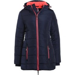 Bomberki damskie: Superdry SPORTS PUFFER Kurtka zimowa navy/fluro coral