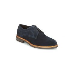 Derby Casual Attitude HOKAS. Niebieskie półbuty męskie Casual Attitude, na co dzień, bez wzorów, casualowe, bez zapięcia. Za 247,20 zł.