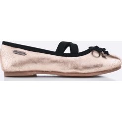 Pepe Jeans - Baleriny dziecięce Liza Metal. Szare baleriny dziewczęce marki Pepe Jeans, z jeansu. W wyprzedaży za 179,90 zł.