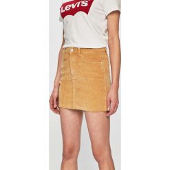 Tally Weijl - Spódnica. Brązowe spódniczki damskie TALLY WEIJL, na co dzień, s, bez wzorów, z elastanu, casualowe, mini, proste. W wyprzedaży za 49,90 zł.