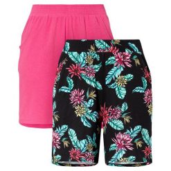 Cellbes Szorty 2 Pack czerwonoróżowy czarny we wzory female czerwony/różowy/czarny 54/56. Różowe szorty damskie Cellbes, s, z gumy. W wyprzedaży za 89,00 zł.