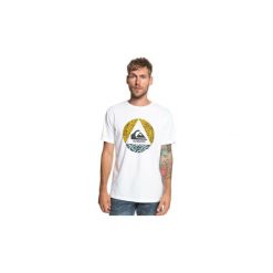 T-shirty z krótkim rękawem Quiksilver Live On The Edge Mens T Shirt. Białe t-shirty męskie Quiksilver, s, bez wzorów, bez kołnierzyka, krótkie. Za 110,66 zł.