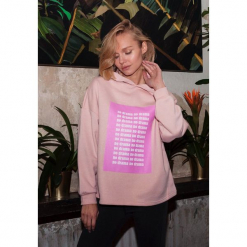 Różowa Bluza Variety. Czerwone bluzy rozpinane damskie other, l, z kapturem. Za 59,99 zł.