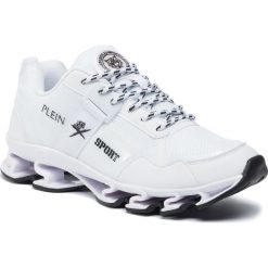 Sneakersy PLEIN SPORT - Runner Cross Tiger F19S MSC2239 STE003N White 01. Białe sneakersy męskie Plein Sport, bez zapięcia. Za 1179,00 zł.