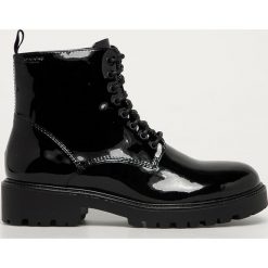 Vagabond - Workery skórzane Kenova. Czarne workery damskie Vagabond, ze skóry, bez obcasa, na obcasie, na sznurówki. Za 499,90 zł.