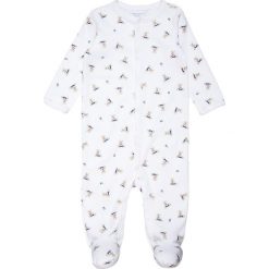 Polo Ralph Lauren BEAR COVERALL ONE PIECE BABY Piżama white/blue/multicolor. Białe bielizna chłopięca marki Polo Ralph Lauren, z bawełny. Za 209,00 zł.