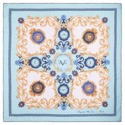 Chusty damskie: Versace 19.69 Chusta Damska Niebieski Kingdom
