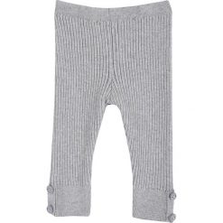 Legginsy w kolorze szarym. Szare legginsy dziewczęce marki Chicco, z bawełny. W wyprzedaży za 49,95 zł.