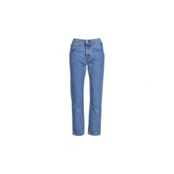 Jeansy straight leg Levis 501 CROP. Niebieskie jeansy damskie Levi's®. Za 479,00 zł.