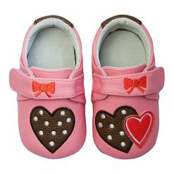Buty dziecięce: Skórzane buty niemowlęce w kolorze jasnoróżowym