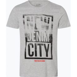 Tom Tailor Denim - T-shirt męski, szary. Szare t-shirty męskie TOM TAILOR DENIM, m, bez wzorów, z denimu, bez kołnierzyka. Za 39,95 zł.