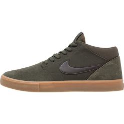 Nike SB PORTMORE II SOLAR MID Tenisówki i Trampki wysokie sequoia/black/gum med brown. Zielone trampki męskie marki Nike SB, ze skóry. Za 319,00 zł.
