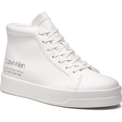 Sneakersy CALVIN KLEIN - Fergusto F1283 White. Białe sneakersy męskie Calvin Klein, na co dzień, bez wzorów, ze skóry ekologicznej, eleganckie, bez zapięcia. W wyprzedaży za 659,00 zł.