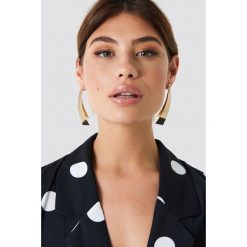 Kolczyki damskie: NA-KD Accessories Kolczyki trójkąty – Gold