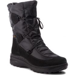 Śniegowce ROMIKA - Ischgl 01 58301 60 100 Black. Czarne buty zimowe damskie marki Romika, z materiału. Za 439,00 zł.