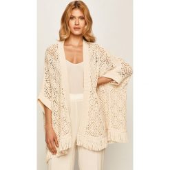 Twinset - Kardigan. Białe swetry damskie Twinset, s, bez wzorów, z bawełny, bez rękawów, bez kaptura. Za 1129,00 zł.