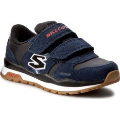 Półbuty męskie: Półbuty SKECHERS – Throwbax 97360L/NVBK Navy/Black