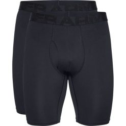 Under Armour Tech™ 9" Bokserki 2 pac Czarny. Czarne bokserki męskie Under Armour, bez wzorów, z elastanu. Za 188,95 zł.