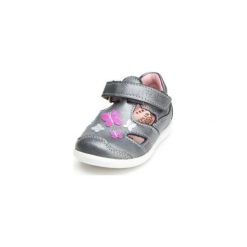 Pepino Girls Sandały Edisa graphit (średnie) - szary - Gr.Moda (6 - 24 miesięcy ). Szare buciki niemowlęce Pepino, na lato, ze skóry, bez zapięcia. Za 239,00 zł.