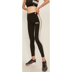 Puma - Legginsy. Czarne spodnie damskie Puma, s, z aplikacjami, z elastanu. W wyprzedaży za 99,90 zł.