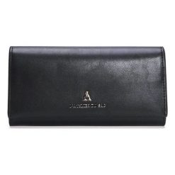L'Atelier du Sac portfel Francine 9165 czarny z pashmina. Czarne portfele damskie L'Atelier du Sac, bez wzorów, eleganckie, bez dodatków. Za 199,00 zł.