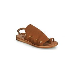 Sandały Felmini COGNACEJE. Pomarańczowe sandały damskie marki Felmini, bez wzorów, bez obcasa, bez zapięcia. Za 439,00 zł.