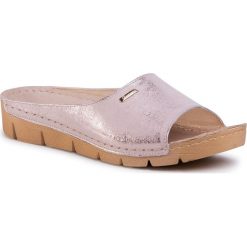 Klapki BALDACCINI - 703000-V Rose Metal/E. Różowe klapki damskie Baldaccini, bez wzorów, ze skóry, bez obcasa. W wyprzedaży za 149,00 zł.