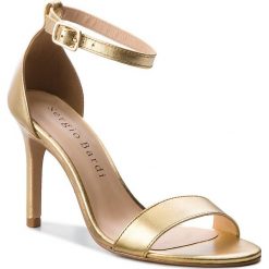 Sandały SERGIO BARDI - Erbezzo SS127303918KD 711. Żółte klapki damskie Sergio Bardi, bez wzorów, ze skóry ekologicznej, bez obcasa, na obcasie. W wyprzedaży za 219,00 zł.