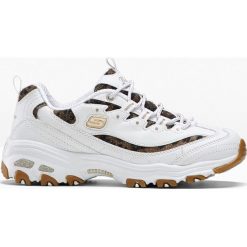 Sneakersy Skechers bonprix biały. Białe buty sportowe damskie bonprix, z aplikacjami, sportowe. Za 199,99 zł.