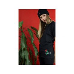 HATE U TEE. Czarne t-shirty damskie marki MAJORS, s, z nadrukiem, bez kołnierzyka. Za 120,00 zł.