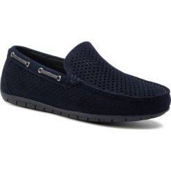 Mokasyny KAZAR - Mayon 39533-02-19 Navy. Niebieskie mokasyny męskie Kazar, na co dzień, na lato, bez wzorów, ze skóry, bez zapięcia. Za 429,00 zł.